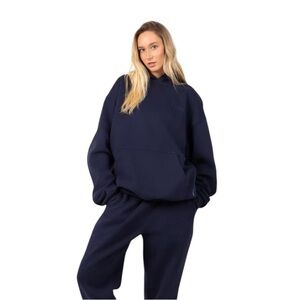 NWT Comfort Minimalist Hoodie | Size Small  | Color Navy